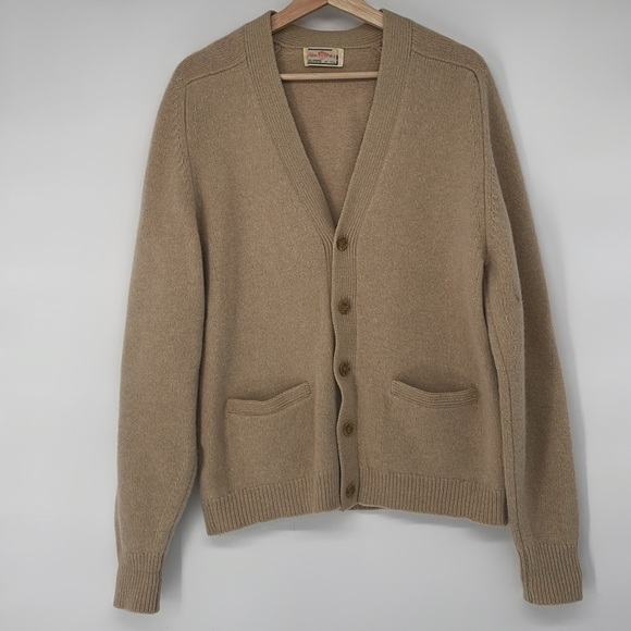 Alan Paine Women’s 100% Lambswool Made In England Button Front Sweater Size 46” - Picture 1 of 8